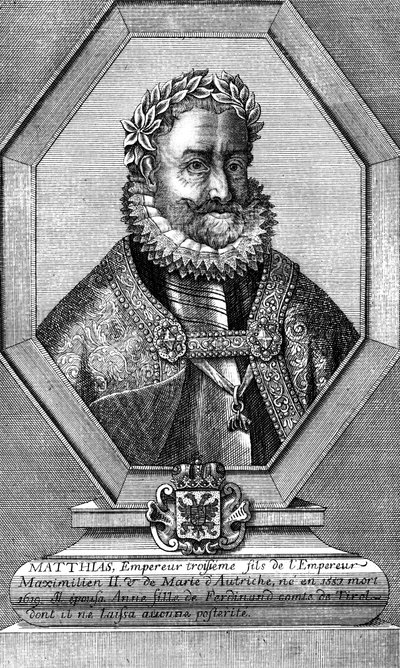 Matthias, hellig romersk kejser fra 1612-1619 af Unbekannt