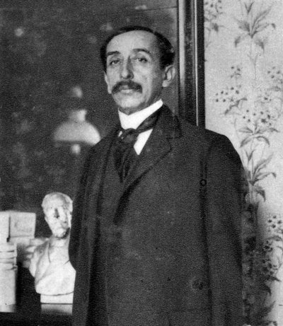 Maurice Barres, fransk journalist, romanforfatter og politiker, 1914 af Unbekannt