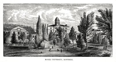 McGill University, Montreal, Canada, 1800-tallet af Unbekannt