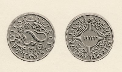 Medalje til minde om opdagelsen af krudtplanen, 1605, 1904 af Unbekannt