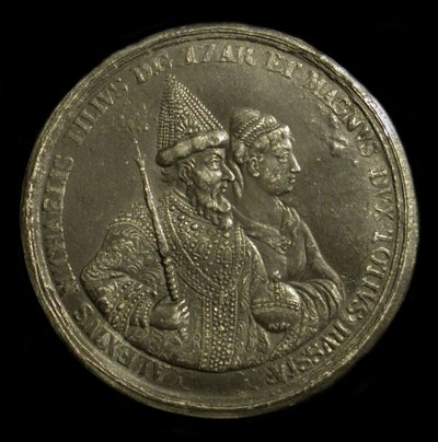 Medalje Tsar Alexis I af Rusland for at fejre Peter den Stores fødsel, ca 1775 af Unbekannt