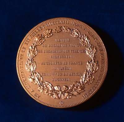 Medalje til minde om Claude Bernard, fransk fysiolog, 1800-tallet af Unbekannt