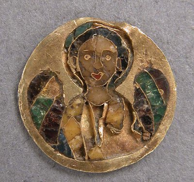 Medaljon med en ærkeengel, byzantinsk, 11. århundrede. af Unbekannt