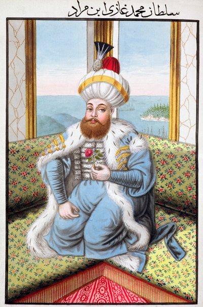 Mehmed II, osmannisk kejser, 1808 af Unbekannt