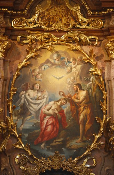 Melk Abbey Jesu dåb, Melk, Østrig af Unbekannt
