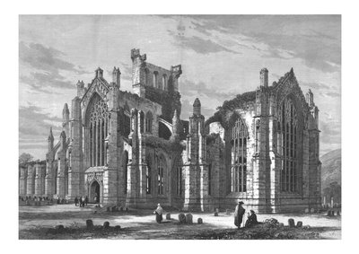 Melrose Abbey af Unbekannt