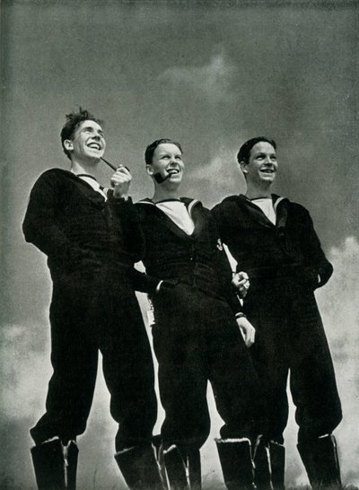 Mænd fra Royal Navy, c1943. af Unbekannt
