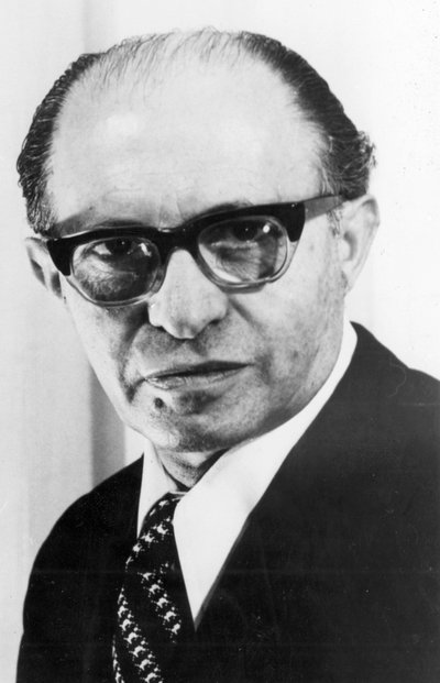 Menachem Begin 1913-1992, polskfødt israelsk statsmand, 1978 af Unbekannt