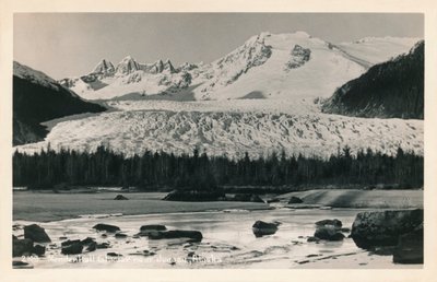 Mendenhall-Gletscher bei Juneau, Alaska, um 1940 von Unbekannt