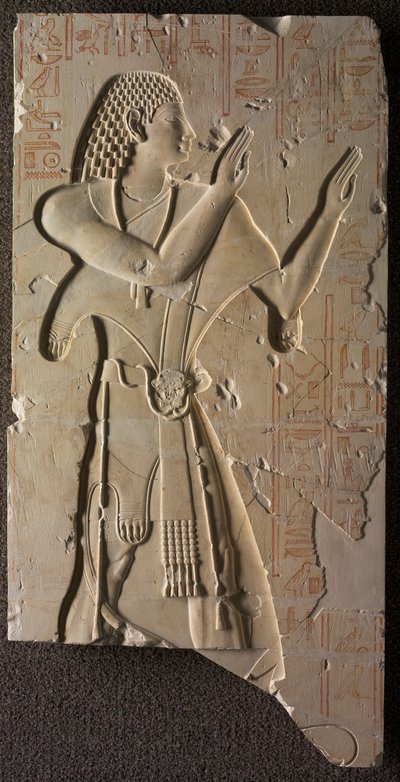 Mentuemhat i kirkelig dragt, ca. 667-647 f.Kr. af Unbekannt