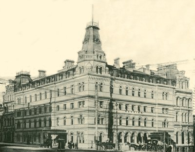 Menzies Hotel, Melbourne, 1901. af Unbekannt