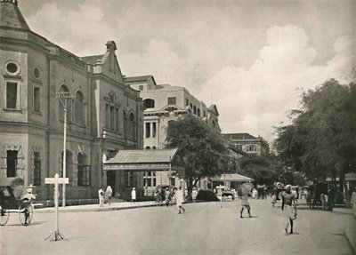 Merchant Street, Rangoon, 1900. af Unbekannt