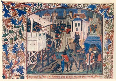 Metoder til krigsførelse under Hundredårskrigen, c1400, c1930. af Unbekannt
