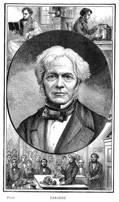 Michael Faraday, britisk fysiker og kemiker, 1881 af Unbekannt