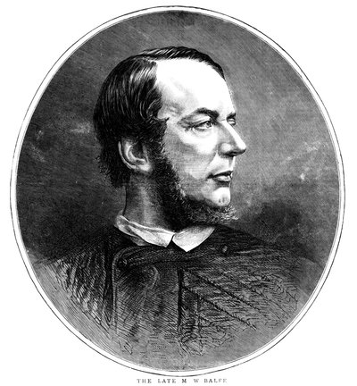 Michael William Balfe, irskfødt britisk komponist og sanger, 1870 af Unbekannt