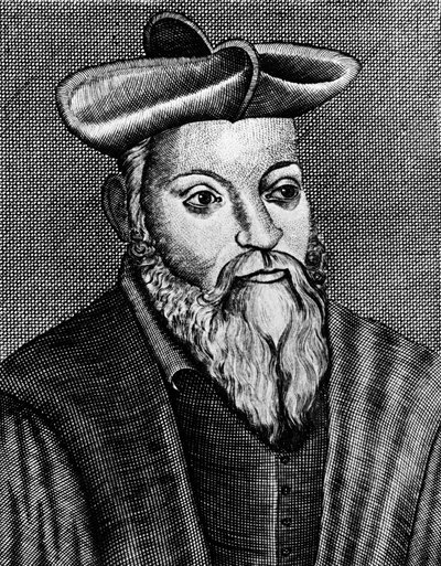 Michel Nostradamus 1503-1556, fransk læge og astrolog, 1600-tallet af Unbekannt