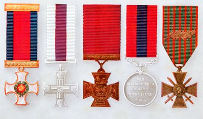 Militære dekorationer af Unbekannt