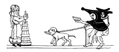 Mælkepige og tigger, 1316, 1910 af Unbekannt