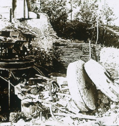Mølle i Woëvre, Frankrig, c1914-c1918 af Unbekannt
