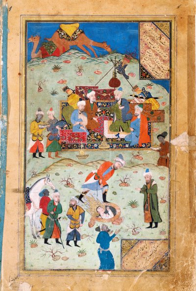 Miniature fra Yusuf og Zulaikha Legend of Joseph and Potifar