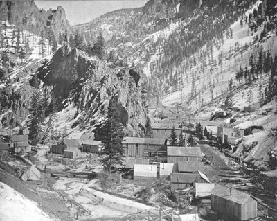 Mining Camp, Nevada, USA, c1900. af Unbekannt