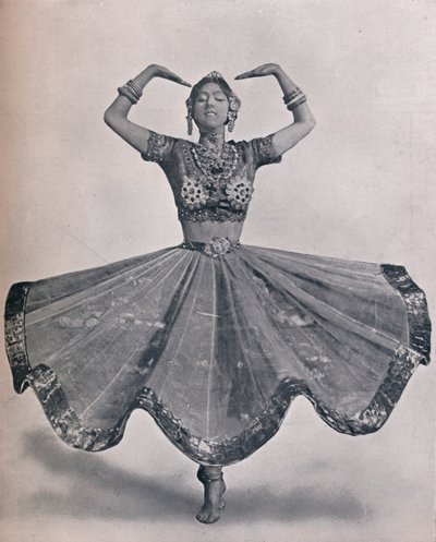 Frøken Ruth St. Denis i sin bemærkelsesværdige østindiske dans på Aldwych Theatre, 1906 af Unbekannt