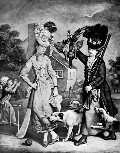 Miss Wicket og Miss Trigger, 1770 af Unbekannt