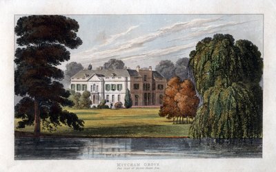 Mitcham Grove, Surrey, sæde for Henry Hoare, c1827 af Unbekannt