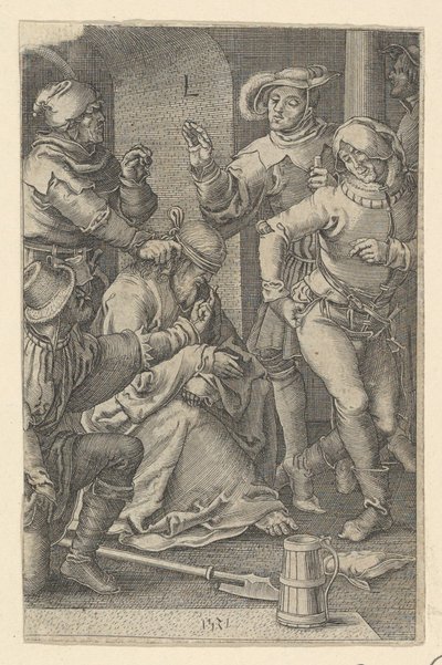 Mocking of Christ copy.n.d. af Unbekannt