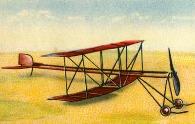 Model biplan, 1932. af Unbekannt
