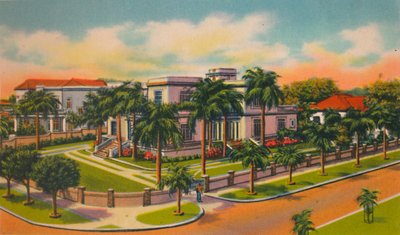 Moderne bolig i El Prado, Barranquilla, c1940