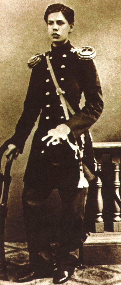 Modest Mussorgsky, russisk komponist, som ung mand, slutningen af 1850