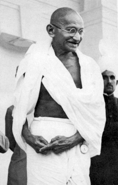 Mohandas Karamchand Gandhi 1869-1948, indisk nationalistisk leder af Unbekannt