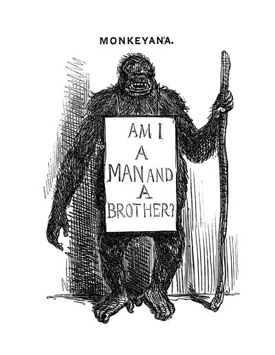 Monkeyana: Er jeg en mand og en bror, 1861 af Unbekannt