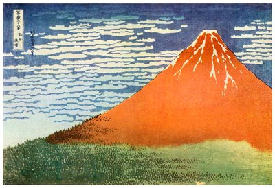 Mont Fuji, Japan, c1823 1956 af Unbekannt