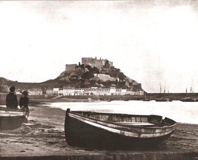 Mont Orgueil Slot, Jersey, 1894. af Unbekannt