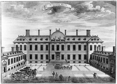 Montagu House, Bloomsbury, 1700-tallet, 1908 af Unbekannt