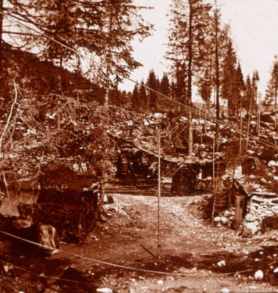 Monte Tomba, Italien, c1914-c1918 af Unbekannt
