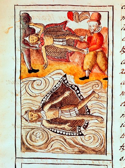 Montezuma II, sidste aztekiske kejser, 1520 af Unbekannt