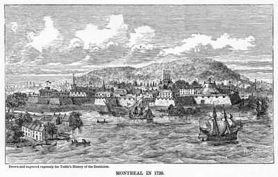 Montreal i 1729, 1877 af Unbekannt