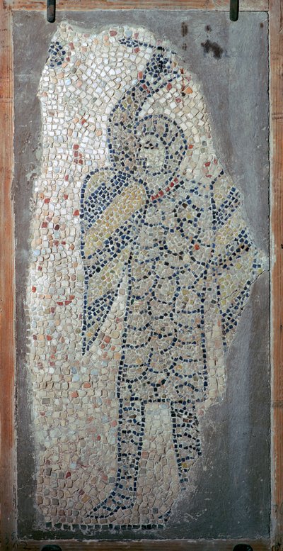 Mosaik af en korsfarer fra det fjerde korstog, 1200-tallet af Unbekannt