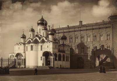 Moskva. Bebudelseskatedralen. Omkring 1900 af Unbekannt