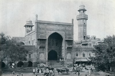 Moskeen i Wazir Khan, Lahore, c1942 af Unbekannt