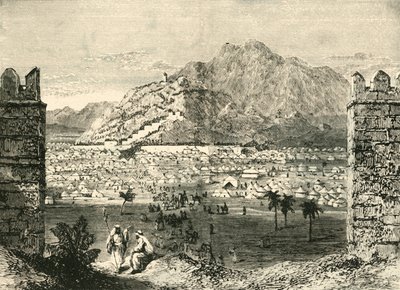 Arafat-bjerget, nær Mekka, 1890. af Unbekannt