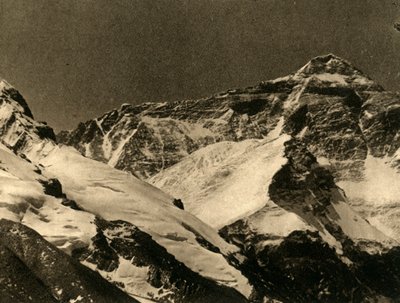 Mount Everest fra baselejren, c1918-c1939. af Unbekannt