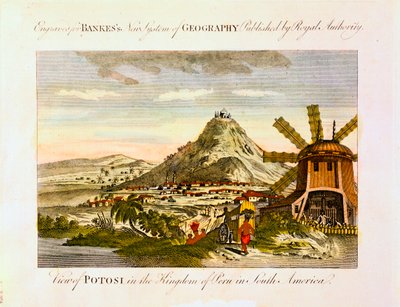 Mount Potosi, Bolivia, c1788. af Unbekannt
