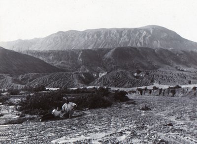 Mount Tarawera, slutningen af det 19.-begyndelsen af det 20. århundrede. af Unbekannt