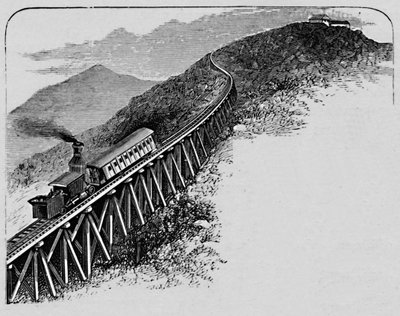 Mount Washington Railway, 1883 af Unbekannt