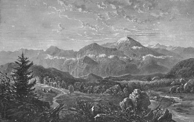 Mount Washington og The White Hills, 1883 af Unbekannt