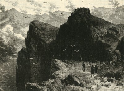 Bjergscene i Epirus, 1890. af Unbekannt